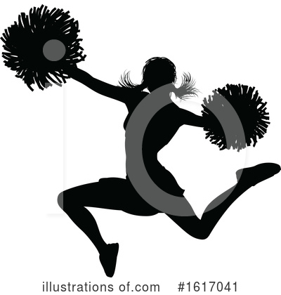 Royalty-Free (RF) Cheerleader Clipart Illustration by AtStockIllustration - Stock Sample #1617041