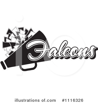 Cheerleader Megaphone Clipart #1116326 by Johnny Sajem