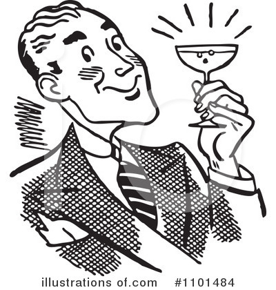 Royalty-Free (RF) Cheers Clipart Illustration by BestVector - Stock Sample #1101484