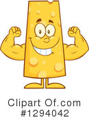 Cheese Character Clipart #1294042 by Hit Toon