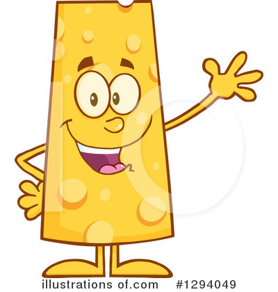 Royalty-Free (RF) Cheese Character Clipart Illustration by Hit Toon - Stock Sample #1294049