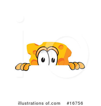 Royalty-Free (RF) Cheese Character Clipart Illustration by Mascot Junction - Stock Sample #16756