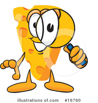 Cheese Character Clipart #16760 by Mascot Junction