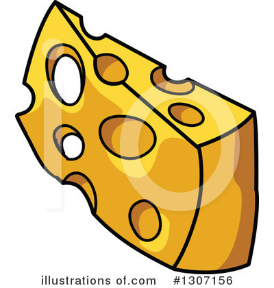 Royalty-Free (RF) Cheese Clipart Illustration by Vector Tradition SM - Stock Sample #1307156