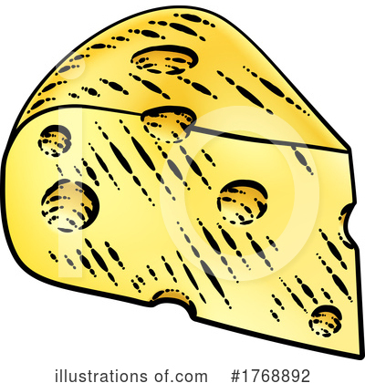 Royalty-Free (RF) Cheese Clipart Illustration by AtStockIllustration - Stock Sample #1768892
