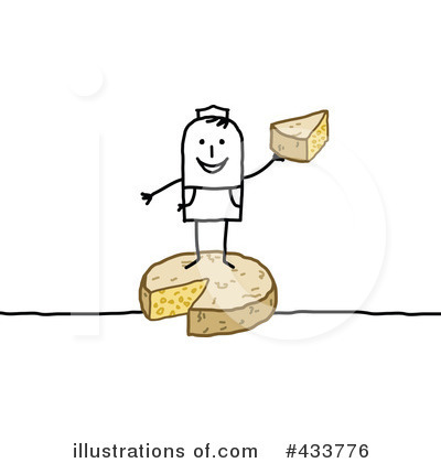 Royalty-Free (RF) Cheese Clipart Illustration by NL shop - Stock Sample #433776