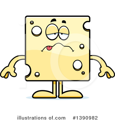 Royalty-Free (RF) Cheese Mascot Clipart Illustration by Cory Thoman - Stock Sample #1390982