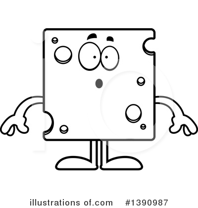 Royalty-Free (RF) Cheese Mascot Clipart Illustration by Cory Thoman - Stock Sample #1390987