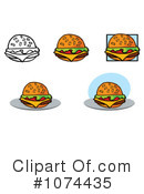 Cheeseburger Clipart #1074435 by Hit Toon