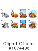 Cheeseburger Clipart #1074436 by Hit Toon