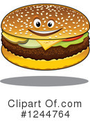 Cheeseburger Clipart #1244764 by Vector Tradition SM