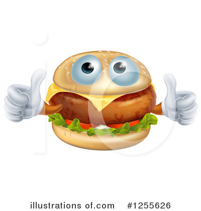 Burger Clipart #1255626 by AtStockIllustration