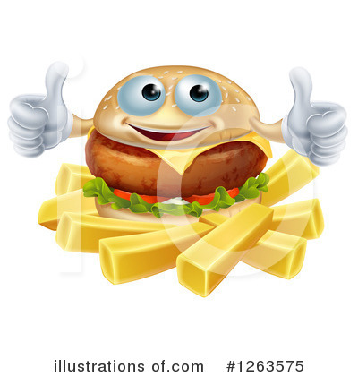 Burger Clipart #1263575 by AtStockIllustration