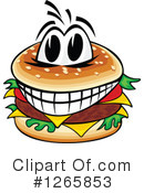 Cheeseburger Clipart #1265853 by Vector Tradition SM