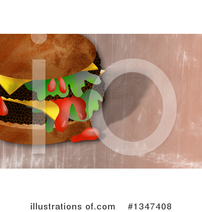 Royalty-Free (RF) Cheeseburger Clipart Illustration by Prawny - Stock Sample #1347408