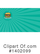 Cheeseburger Clipart #1402099 by patrimonio