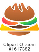 Cheeseburger Clipart #1617382 by Vector Tradition SM