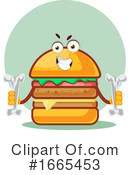 Cheeseburger Clipart #1665453 by Morphart Creations