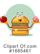 Cheeseburger Clipart #1665461 by Morphart Creations