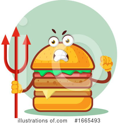 Cheeseburger Clipart #1665493 by Morphart Creations