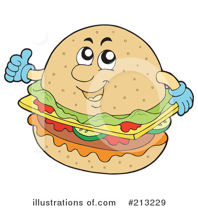 Burger Clipart #213229 by visekart