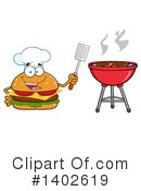 Cheeseburger Mascot Clipart #1402619 by Hit Toon