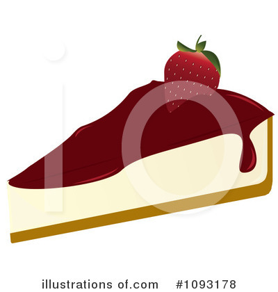 Royalty-Free (RF) Cheesecake Clipart Illustration by Randomway - Stock Sample #1093178
