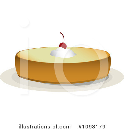 Royalty-Free (RF) Cheesecake Clipart Illustration by Randomway - Stock Sample #1093179