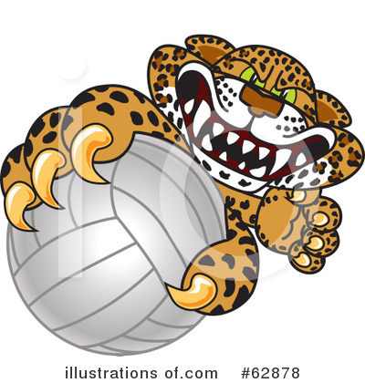 Royalty-Free (RF) Cheetah Character Clipart Illustration by Mascot Junction - Stock Sample #62878