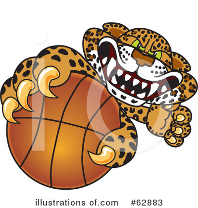 Leopard Character Clipart #62883 by Mascot Junction