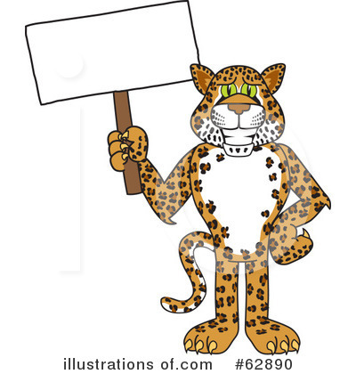 Cheetah Character Clipart #62890 by Mascot Junction