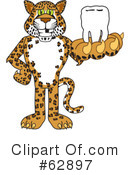 Cheetah Character Clipart #62897 by Mascot Junction