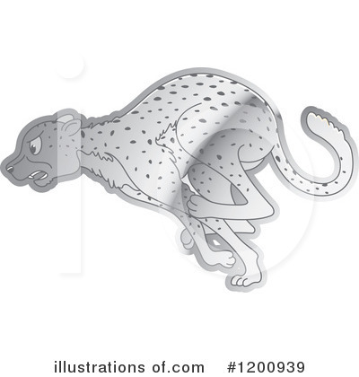 Royalty-Free (RF) Cheetah Clipart Illustration by Lal Perera - Stock Sample #1200939