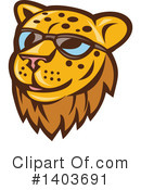 Cheetah Clipart #1403691 by patrimonio