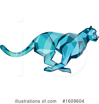 Royalty-Free (RF) Cheetah Clipart Illustration by patrimonio - Stock Sample #1609604