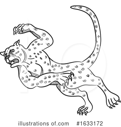 Cheetah Clipart #1633172 by patrimonio