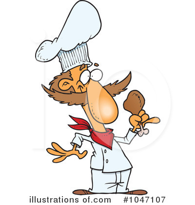 Royalty-Free (RF) Chef Clipart Illustration by toonaday - Stock Sample #1047107