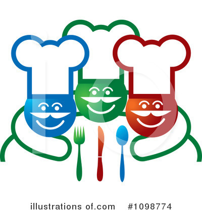 Royalty-Free (RF) Chef Clipart Illustration by Lal Perera - Stock Sample #1098774