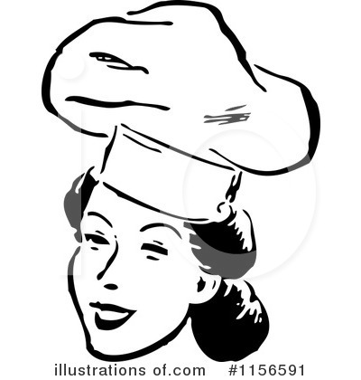 Royalty-Free (RF) Chef Clipart Illustration by BestVector - Stock Sample #1156591