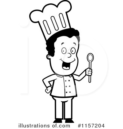 Royalty-Free (RF) Chef Clipart Illustration by Cory Thoman - Stock Sample #1157204