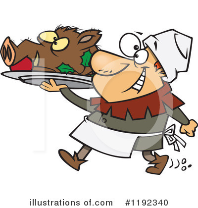Royalty-Free (RF) Chef Clipart Illustration by toonaday - Stock Sample #1192340