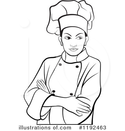 Royalty-Free (RF) Chef Clipart Illustration by Lal Perera - Stock Sample #1192463