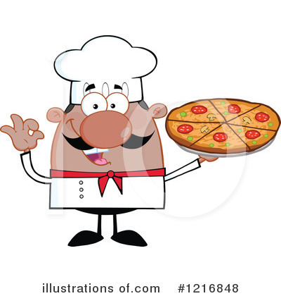 Royalty-Free (RF) Chef Clipart Illustration by Hit Toon - Stock Sample #1216848
