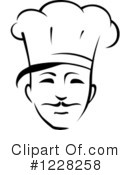 Chef Clipart #1228258 by Vector Tradition SM