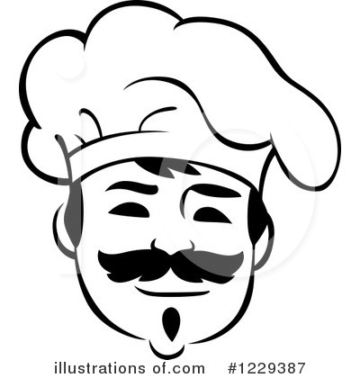 Royalty-Free (RF) Chef Clipart Illustration by Vector Tradition SM - Stock Sample #1229387