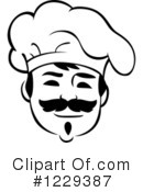 Chef Clipart #1229387 by Vector Tradition SM