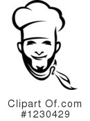 Chef Clipart #1230429 by Vector Tradition SM