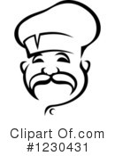 Chef Clipart #1230431 by Vector Tradition SM