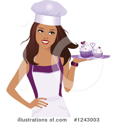 Royalty-Free (RF) Chef Clipart Illustration by Monica - Stock Sample #1243003