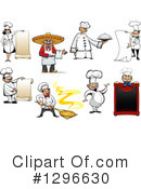 Chef Clipart #1296630 by Vector Tradition SM